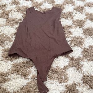 Nuuds brown bodysuit